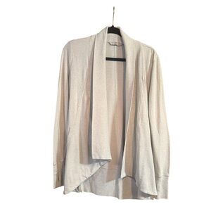 Athleta Athleisure Women’s Sweatshirt Cardigan In Cream XXS
